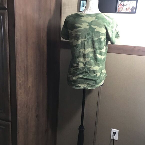 Old Navy Womens Camouflage Green Shirt Size Small - Picture 5 of 13